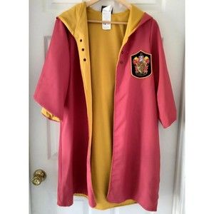 Harry Potter Robe Cloak Gryffindor Slytherin Quidditch Cosplay Costume Size XS